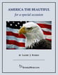 America the Beautiful Marching Band sheet music cover